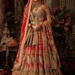 Deep red lehenga