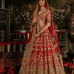An earthy red lehenga