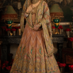 Pink tulle lehenga