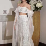 White Lace & Sequin Lehenga