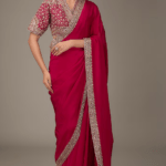 Red Silk Saree Set