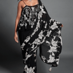 Black Embellished Saree