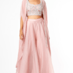 Blush Pink Chiffon Sharara Set
