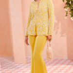Primrose Yellow Embroidered Pant Set