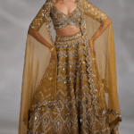 Ecru Olive Embellished Lehenga Set