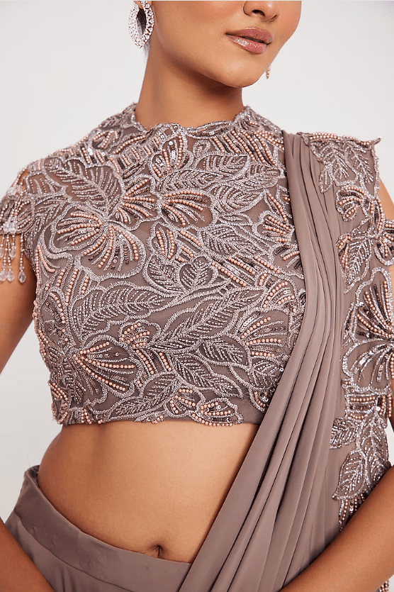 Mouse Lycra & Net Lehenga Set - Image 4