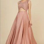 Blush Pink Embroidered Gown