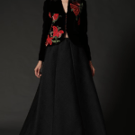 Black Silk Velvet Jacket