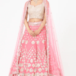 Pink Embellished Lehenga Set
