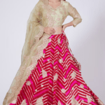 Pink Embroidered Lehenga Set
