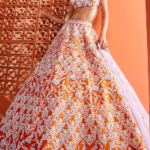 Mustard Pure Raw Silk Embroidered Lehenga Set