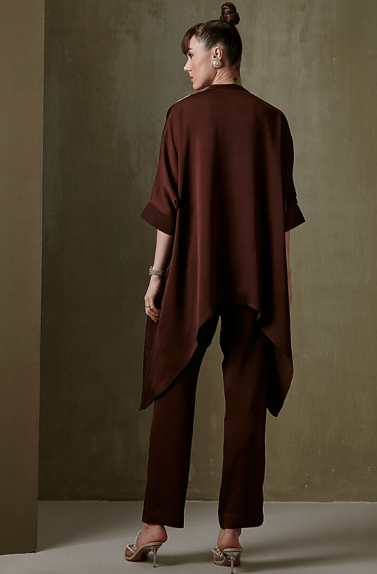 Brown Embellished Tunic - Image 2