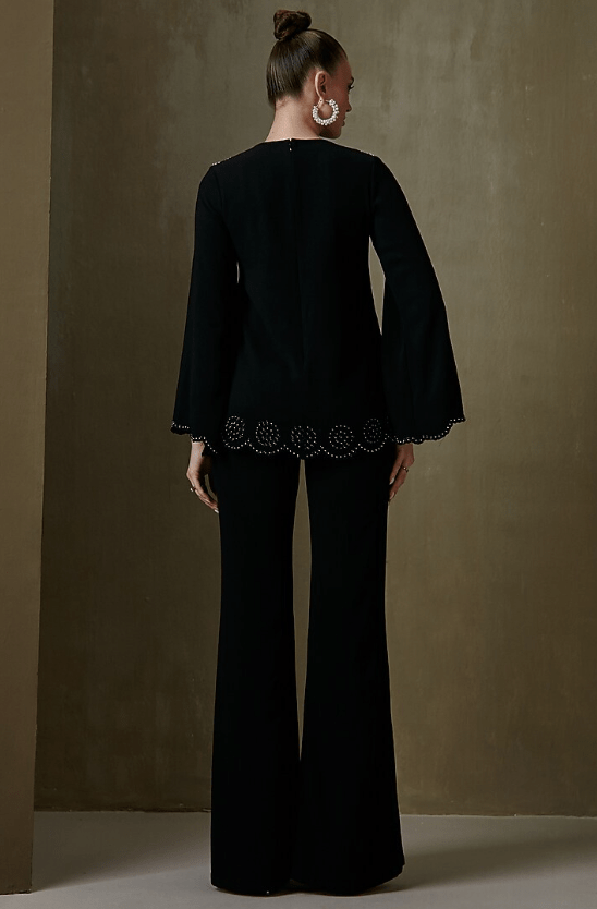 Black Embellished Co-Ord Set - Image 2