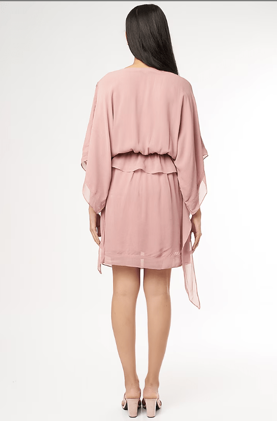 Onion Pink Embellished Kaftan Dress - Image 2