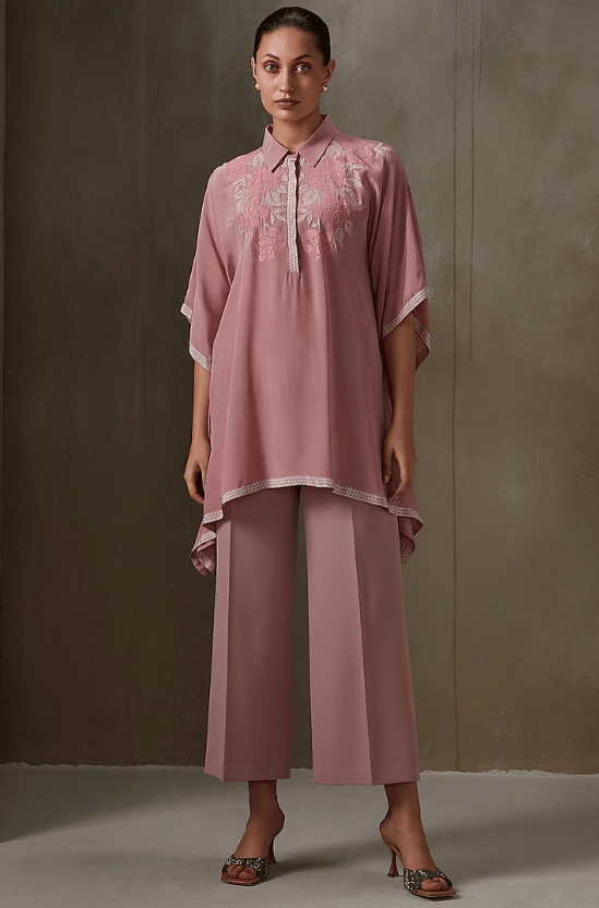 Onion Pink Embellished Top