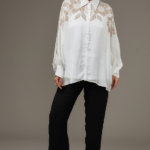 White Cupro Satin Shirt