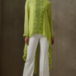 Lime Green Embellished Tunic