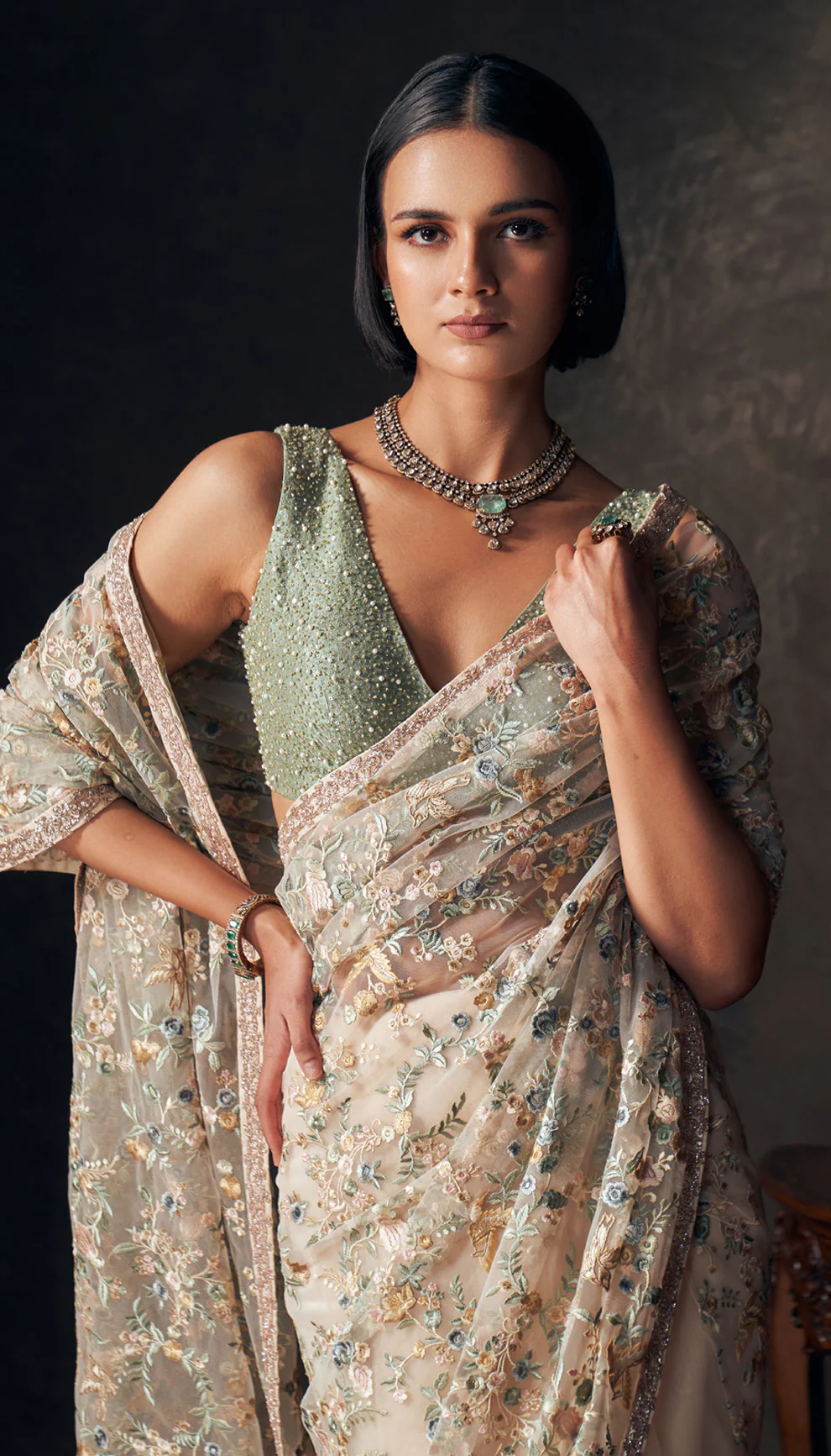 An Iris saree - Image 2