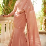 Intense Pink Saree Gown