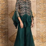 Green Organza Sharara Set