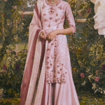 Lavender Georgette Sharara Set