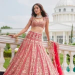ISHQ RED BRIDAL LEHENGA