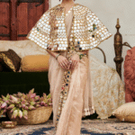 Mradul Aayna Cape Saree