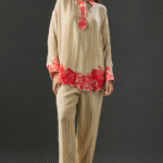 Beige Crepe Co-Ord Set