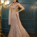 Powder Pink Fishcut Lehenga