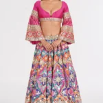 PSYCHEDELIC HUES LEHENGA SET