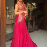 Mogra Drape Saree Set