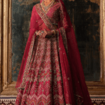 Raspberry Pink Raw Silk Resham Embroidered Lehenga Set