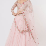 Blush Pink Embroidered Lehenga Set