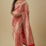 Red Banarasi Saree Set