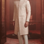 Ivory Silk Sherwani