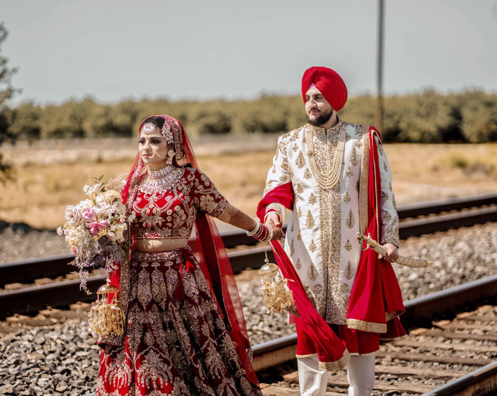 Ivy - Off-White Sherwani & Churidar with Dabka & Dori embroidery - Image 2