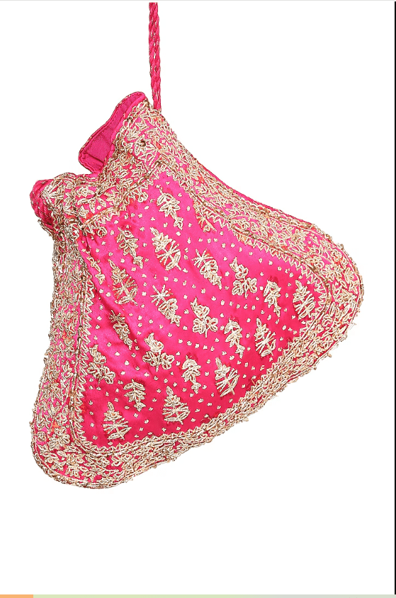 Fuchsia & Orange Embroidered Lehenga Set - Image 4