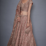 Pink Silk Lehenga Set