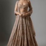 Blush Tulle Sequins Embroidered Lehenga Set