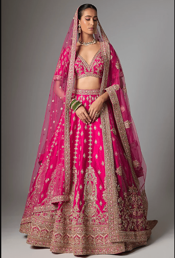 Rani Raw Silk Lehenga Set