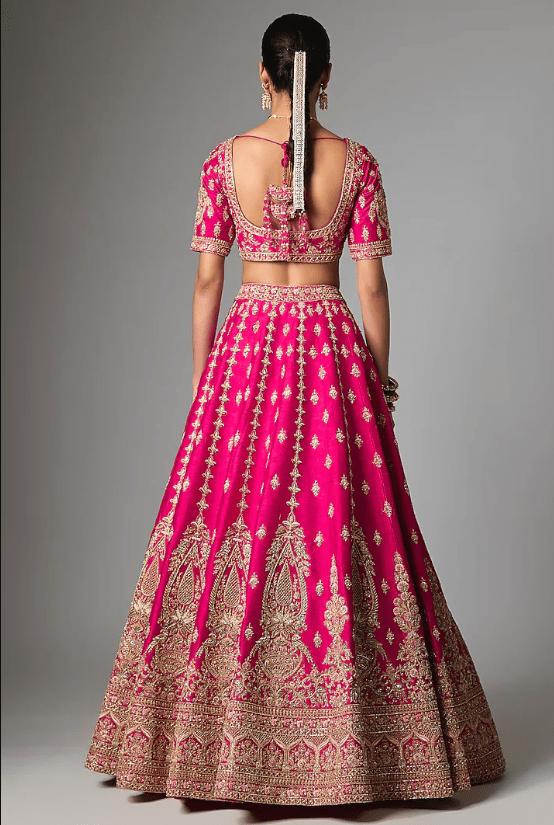 Rani Raw Silk Lehenga Set - Image 2