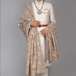 Ivory Silk Sherwani Set