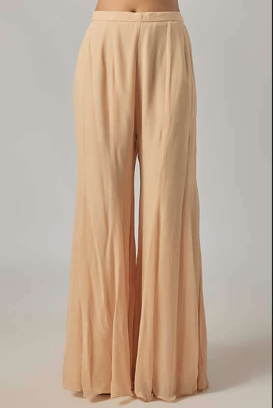 Peach Georgette Sharara Set - Image 3