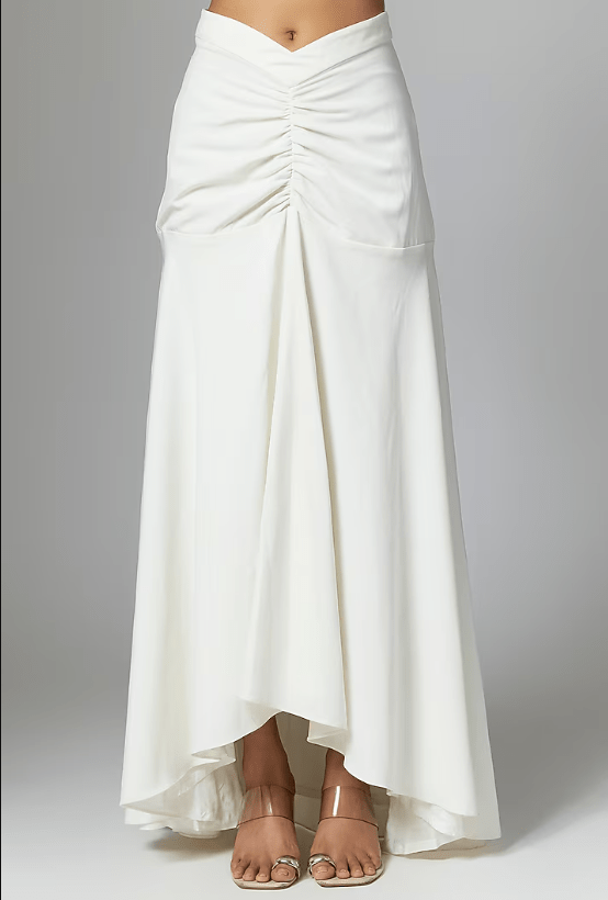 Ivory Crepe Blazer Set - Image 3