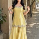 lemon yellow color sharara