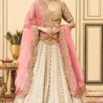 Silver Tissue Lehenga Set