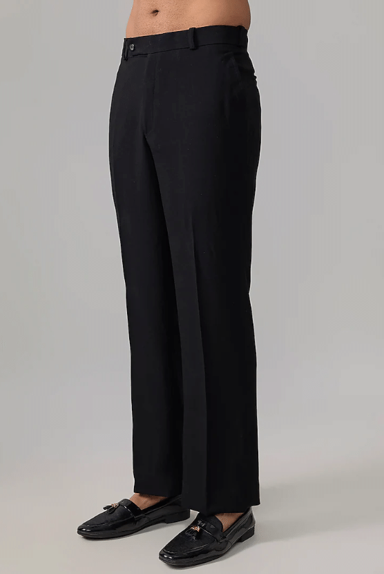 Navy Blue Velvet Tuxedo Set - Image 2