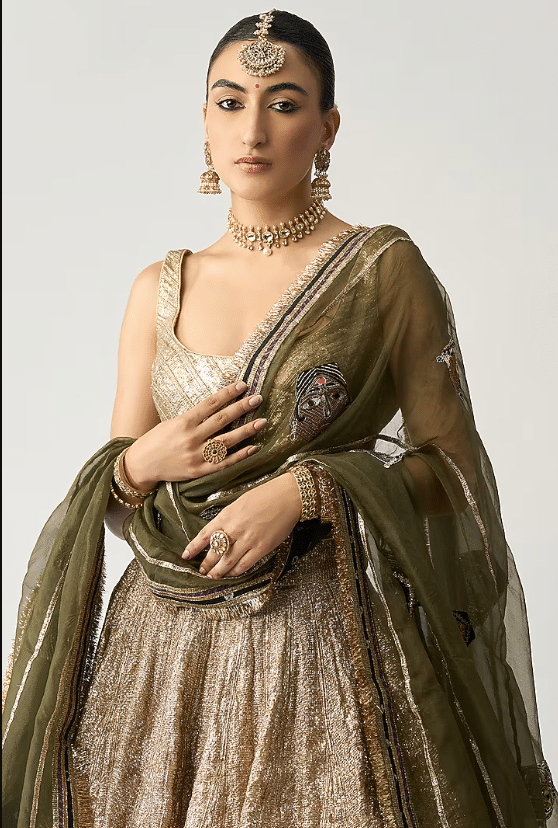 Silver Lampi Lehenga Set - Image 3